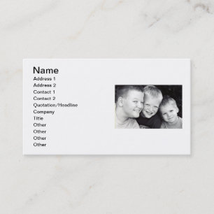 Brüder: Drei Visitenkarten II Visitenkarte