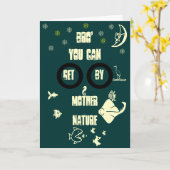 Bruder, du kannst durch Mutter Natur kommen Karte (Gelbe Blume)