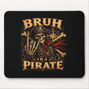 Bruder ein Pirat Halloween Kostüme rocken Skelett  Mousepad