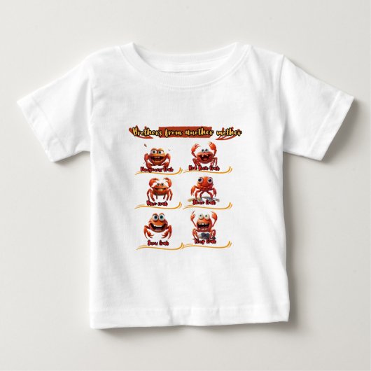 Brüder einer anderen Mutter Baby T-shirt (Vorderseite)