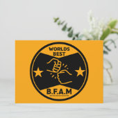 Bruder einer anderen Mutter Feiertagskarte (Stehend Vorderseite)