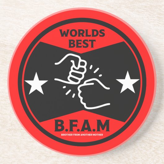 Bruder einer anderen Mutter Getränkeuntersetzer (Vorne)