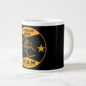Bruder einer anderen Mutter Jumbo-Tasse (Vorderseite Rechts)