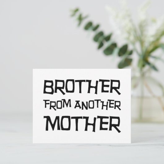 Bruder einer anderen Mutter Postkarte (Stehend Vorderseite)