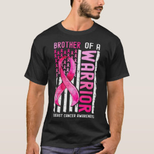 Bruder einer Brustkrebserkrankung USA Flag Awaren T-Shirt