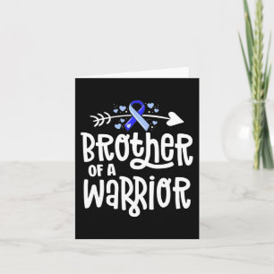 Bruder einer Warrior Hydrocephalus Awareness Famil Karte