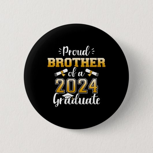 Bruder eines Cl von 2024 Hochschulabsolventen Seni Button (Vorderseite)