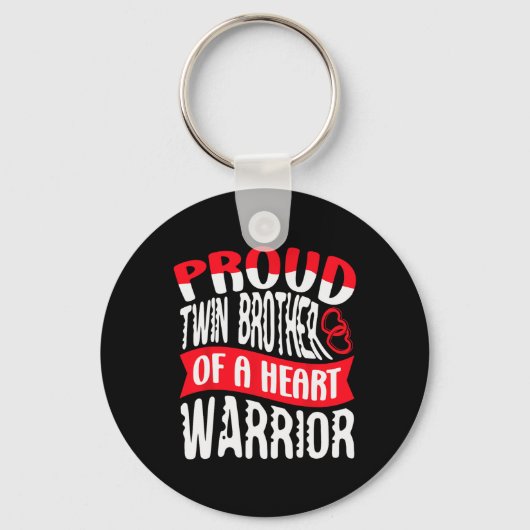 Bruder eines Herzkrankheitsfehlers ch Schlüsselanhänger (Vorderseite)