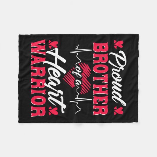 Bruder eines Herzkriegers, Kind Fleecedecke (Vorderseite (Horizontal))