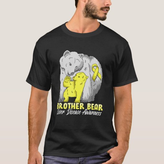 Bruder eines Kindes mit Lebererkrankung T-Shirt (Vorderseite)