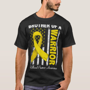 Bruder eines Kriegers - Bewusstsein für Kinderkreb T-Shirt