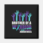 Bruder eines Kriegers Selbstmord Bewusstsein psych Magnet (Vorne)