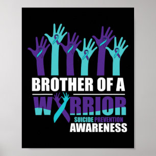 Bruder eines Kriegers Selbstmord Bewusstsein psych Poster