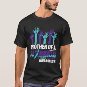 Bruder eines Kriegers Selbstmord Bewusstsein psych T-Shirt