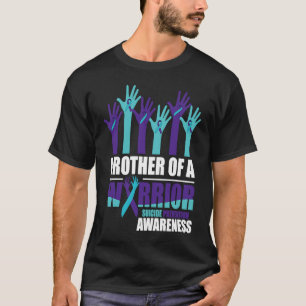 Bruder eines Kriegers Selbstmord Bewusstsein psych T-Shirt