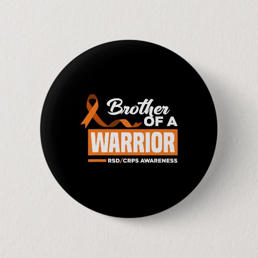 Bruder eines Unterstützers für den Krieger Rsd Crp Button (Vorderseite)