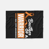 Bruder eines Unterstützers für den Krieger Rsd Crp Fleecedecke (Vorderseite (Horizontal))