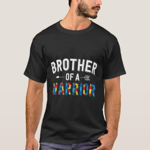Bruder eines Warrior Family Bro World Autismus Awa T-Shirt