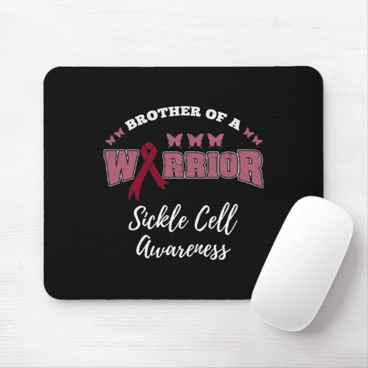 Bruder eines Warrior-Sichelzellenbewusstsein Mousepad (Mit Mouse)