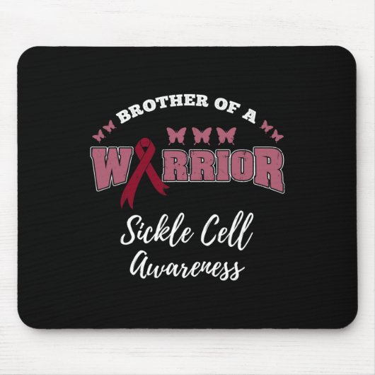 Bruder eines Warrior-Sichelzellenbewusstsein Mousepad (Vorne)