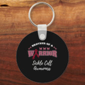 Bruder eines Warrior-Sichelzellenbewusstsein Schlüsselanhänger (Vorderseite)