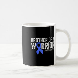 Bruder eines Warrior T1d Diabetiker Blue Ribbon Su Kaffeetasse