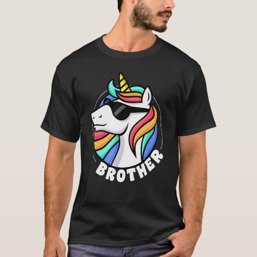 Bruder Einhorn für Jungen T-Shirt (Vorderseite)