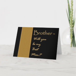 BRUDER - Einladung zur Hochzeit im Trauzeuge