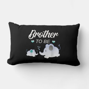 Bruder, Elefant Baby Shower Geschenk für Junge Lendenkissen
