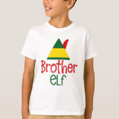 Bruder Elf Baby Kinder Weihnachtsurlaub Familiensp T-Shirt (Vorderseite)
