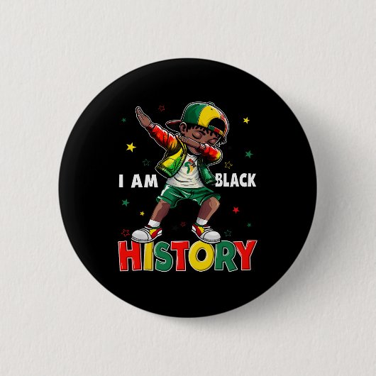 Bruder, es ist der Schwarze Geschichtsmonat, afrik Button (Vorderseite)