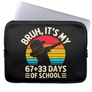 Bruder Es Ist Mein 67 33 Tage Schule 100. Tag Laptopschutzhülle