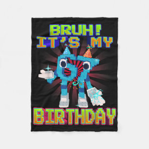 Bruder Es ist mein Geburtstag 67 Sechs Sieben 6-7  Fleecedecke