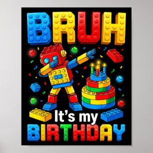 Bruder, es ist mein Geburtstag Dabbing Spielzeug S Poster