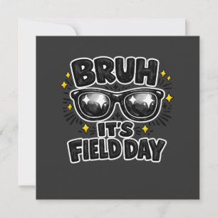 Bruder Es Ist Sportfest T-Shirt Lustig Kinder Schu Einladung