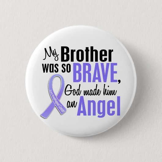 Bruder-Esophageal Krebs des Engels-1 Button (Vorderseite)