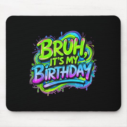 Bruder Geburtstag Lustig Gaming Geburtstag Junge T Mousepad (Vorne)
