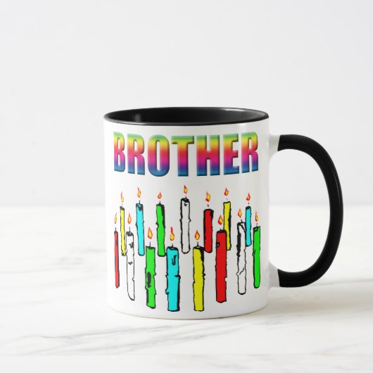 Bruder-Geburtstags-Geschenk-Tasse Tasse (Rechts)