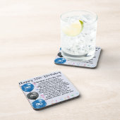 Bruder-Gedicht-30. Geburtstag Untersetzer (Rechte Seite)