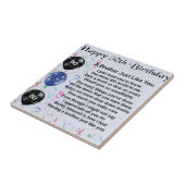 Bruder-Gedicht-50. Geburtstag Fliese (Seite)