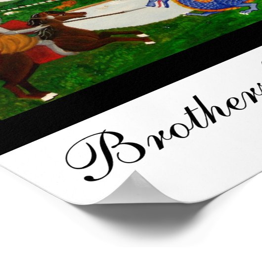 Brüder gegen Drachen Poster (Ecke)