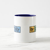 Bruder gemacht von den Elementen Zweifarbige Tasse (Mittel)