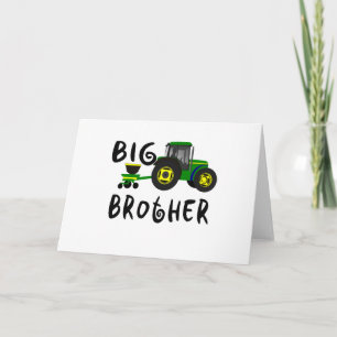 Bruder-Geschenk für Traktor-liebevolle Ankündigung
