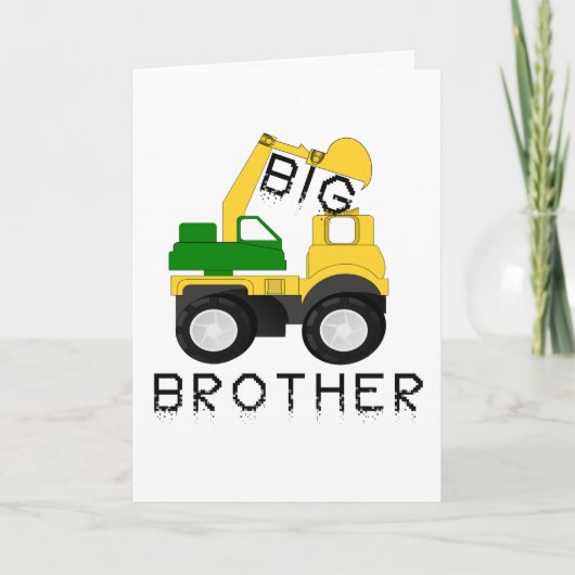 Bruder-Geschenk für Traktor-liebevolle Ankündigung (Vorderseite)