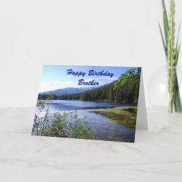 Bruder, glücklicher Geburtstag, Bärensee, Colorado Karte