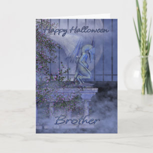 Bruder-glücklicher Halloween-Wasserspeier Karte