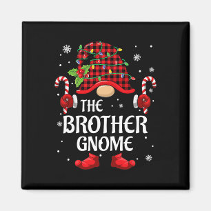 Bruder-Gnom-Passende Weihnachts-Pyjamas für die Fa Magnet