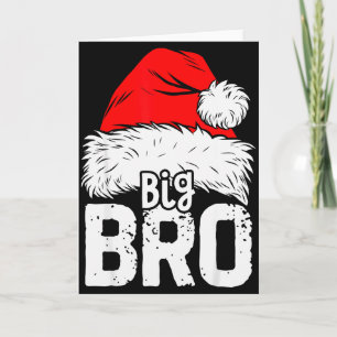 Bruder großer Weihnachtsmann Weihnachten Familie p Karte
