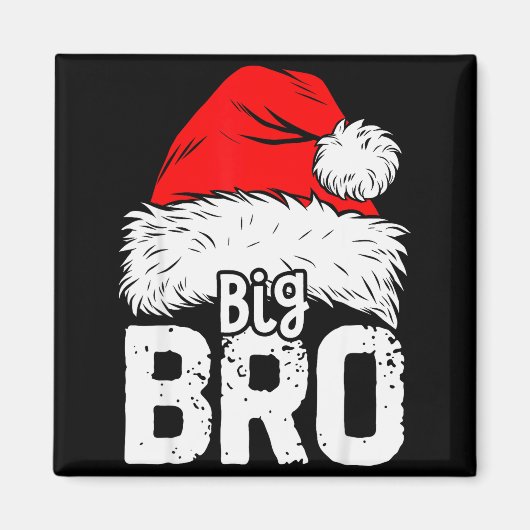 Bruder großer Weihnachtsmann Weihnachten Familie p Magnet (Vorne)