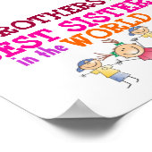 Brüder haben das beste Sister Poster (Ecke)